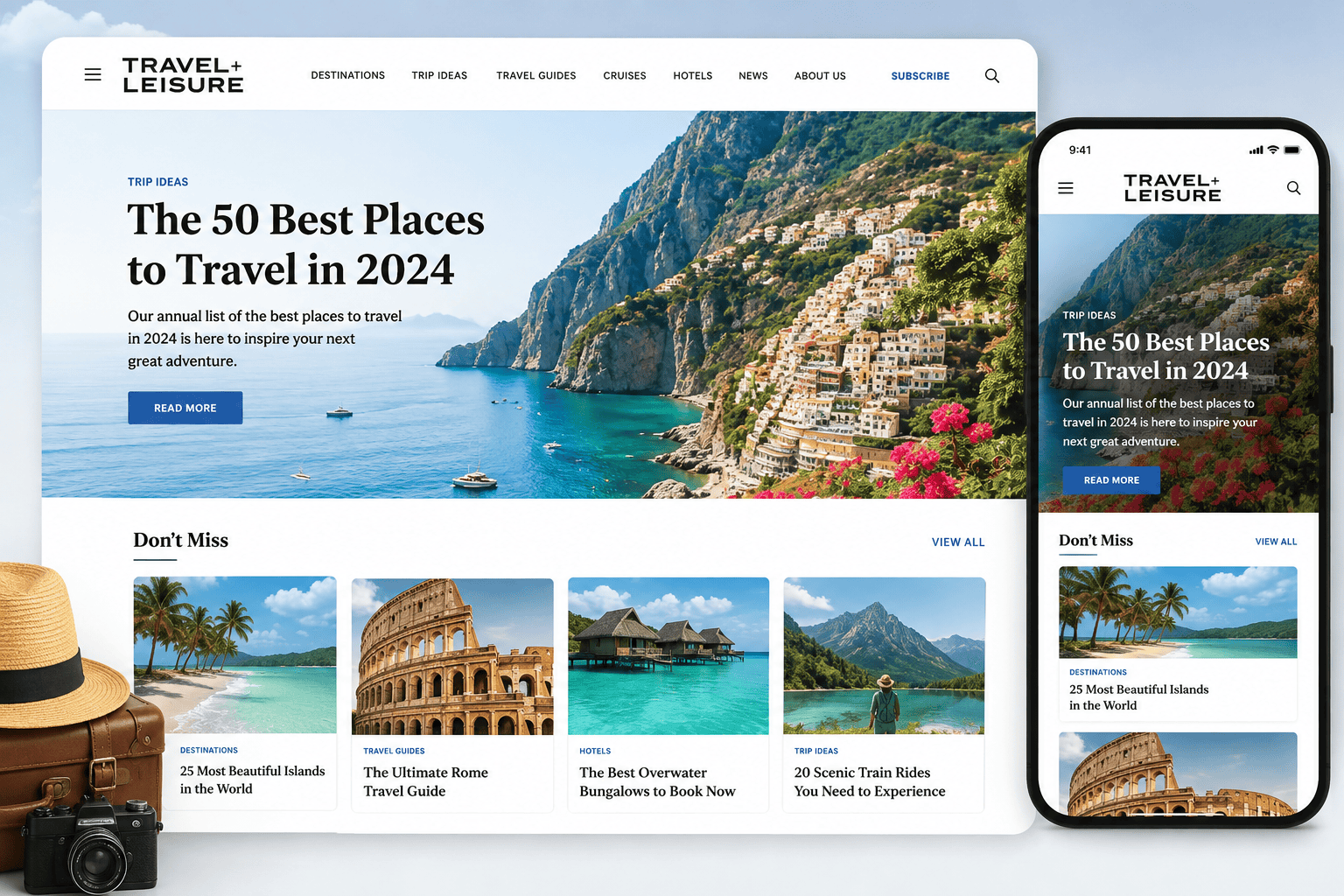 Travel + Leisure – Travel & Lifestyle Website